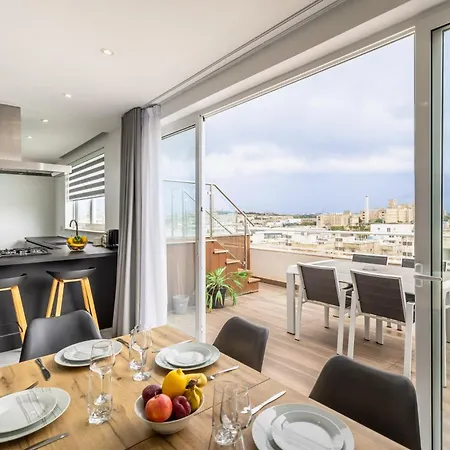 Ta Xbiex, Luxury Penthouse For Families Only, With Pool And Seaview, Malta * Ta Xbiex