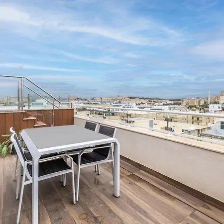 Ta Xbiex, Luxury Penthouse For Families Only, With Pool And Seaview, Malta Ta Xbiex