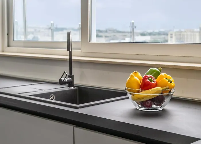 Ta Xbiex, Luxury Penthouse For Families Only, With Pool And Seaview, Malta