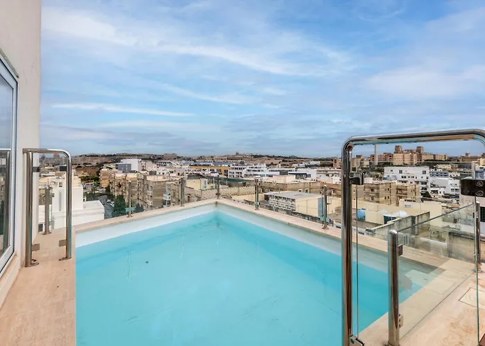 Ta Xbiex, Luxury Penthouse For Families Only, With Pool And Seaview, Malta *