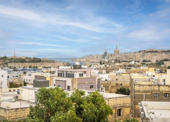 Ta Xbiex, Luxury Penthouse For Families Only, With Pool And Seaview, Malta Apartment